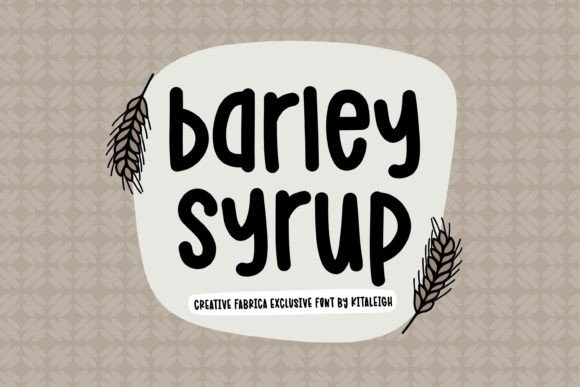 Barley Syrup Font: Adding Warmth to Editorial Layouts