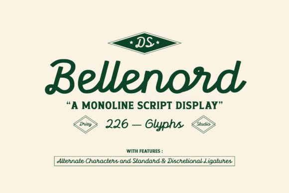 Bellenord Font: Elevating Brand Identity with Classic Elegance