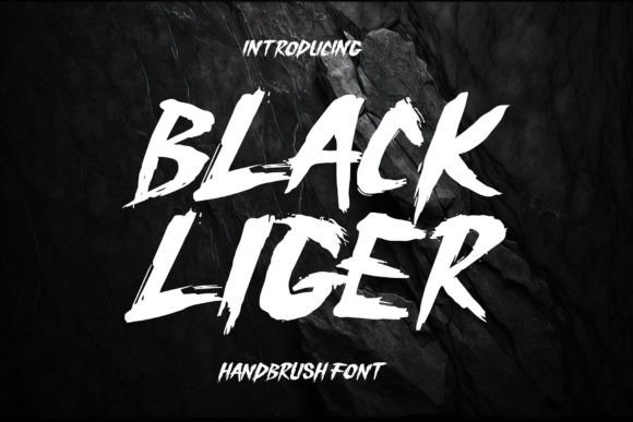 Black Liger Font: Elevating Campaign Visuals with Brush Script