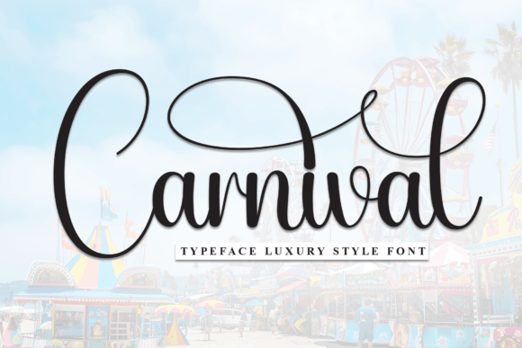 Carnival Font: A Bold Handwritten Typeface for Campaigns