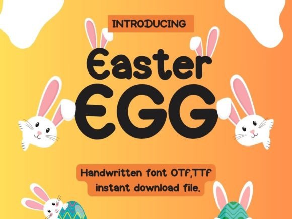 Eater Egg Font: A Handwritten Typeface for Branding