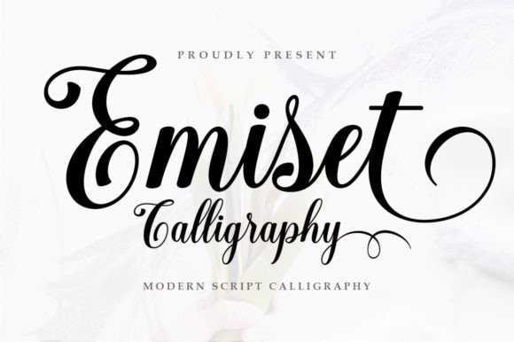 Emiset Calligraphy Font: Elevating Editorial Layouts