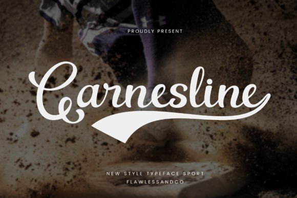 Garnesline Font: Retro Script for Editorial Design