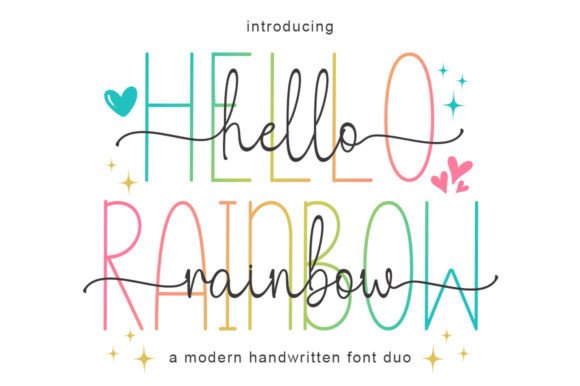 Hello Rainbow Duo: A Versatile Font for Digital Campaigns