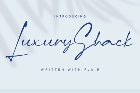 Luxuryshack Font: Elevating Campaign Visuals
