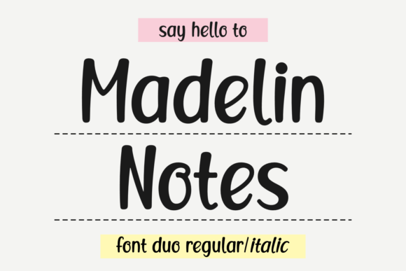 Madelin Notes Font: Adding Warmth to Editorial Layouts