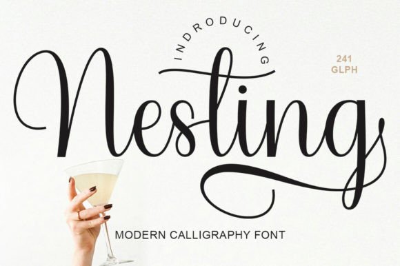 Nesting Font: Elevating Digital Design with Calm Elegance
