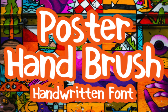 Poster Hand Brush: A Playful Handwritten Font for Creative Branding Projects