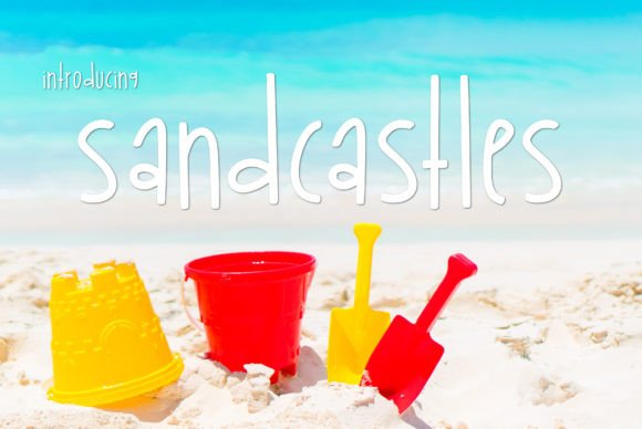 Sandcastles: A Beach-Inspired Font for Lighthearted Branding