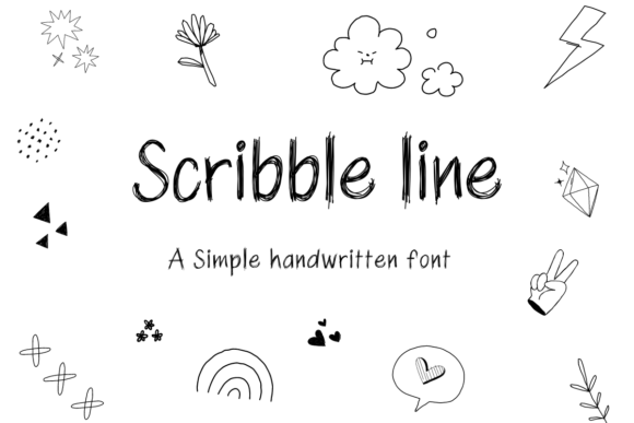 Scribble Line Font: Testing a Handwritten Typeface for Branding