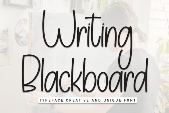 Writing Blackboard: A Handwritten Font That Builds Brand Trust