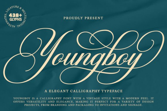 Youngboy Font: Elevating Campaign Visuals with Vintage Style